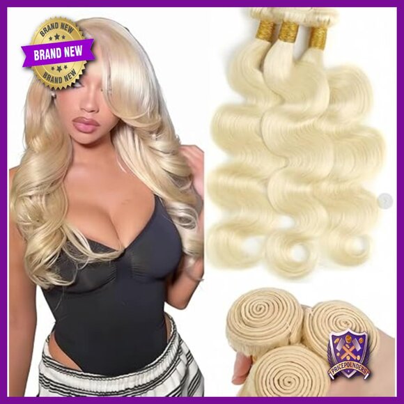 Human Hair Extensions 14-18 Inch Body Wave 3 Bundles 12A Grade main image 4